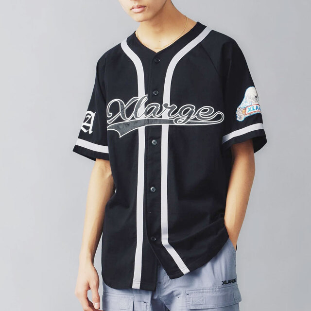 XLARGE / EMBROIDERED BASEBALL SHIRT