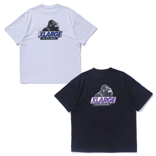 XLARGE プリントTシャツ Mサイズ めまぐるしく ホワイト