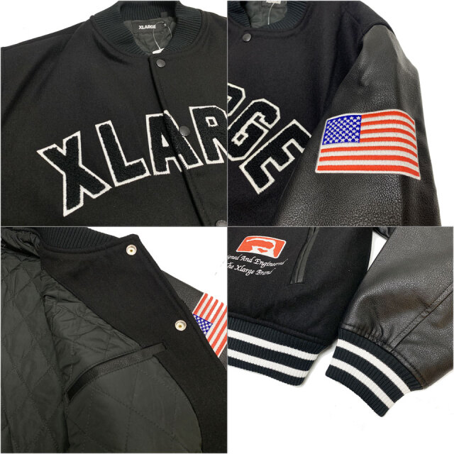 XLARGE / OG LOGO VARSITY JACKET