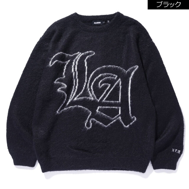 XLARGE / OLD ENGLISH MOHAIR CREWNECK KNIT