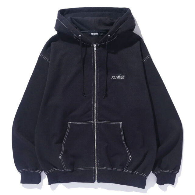 XLARGE エクストララージ ハーフジップパーカー XLARGE / RHINESTONE OG ZIP HOODED SWEATSHIRT
