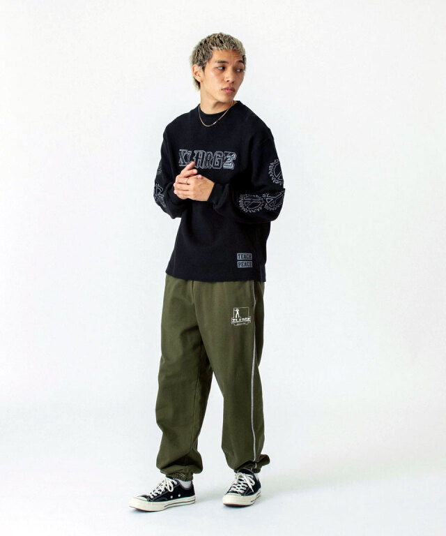 XLARGE / CAMPUS WAFFLE L/S TEE