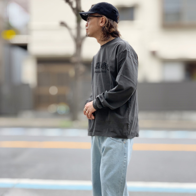 XLARGE / PIGMENT DYED OLD ENGLISH LOGO L/S TEE