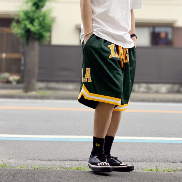 XLARGE バスケットボールショーツ メッシュでさらっとした着心地 クラシック バスケットボール ショーツ / BASKETBALL FULL