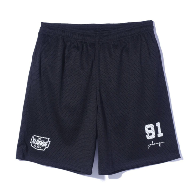 全2色 エクストララージ XLARGE ショートパンツ DISTORTION MESH EASY SHORTS メッシュショーツ ブラック 黒 BLACK 101253031004