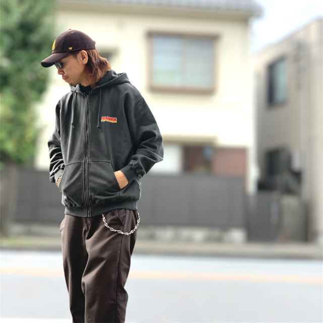 XLARGE / PIGMENTDYE INDY GRAB ZIP HOODED SWEAT SHIRT