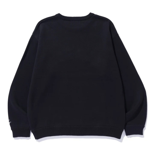 ブリーフィング MS BIG LOGO CREWNECK KNIT BRIEFING MENS CL MS TRICOLOR CREWNECK KNIT