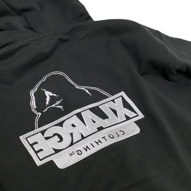 XLARGE / BACKSIDE OG ZIP UP HOODED SWEATSHIRT
