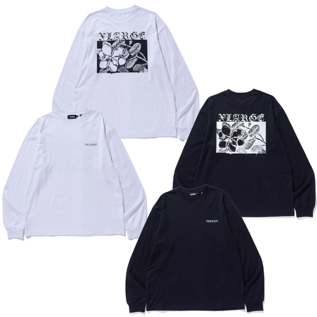 全2色 エクストララージ XLARGE ロンT Tシャツ CLASSIC L/S TEE 長袖 ホワイト ブラック 白 黒 WHITE BLACK 101254011008