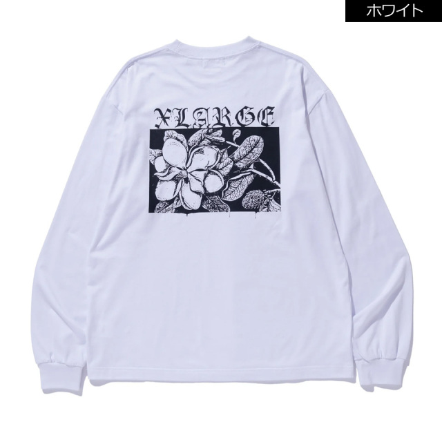 XLARGE ロングTシャツ XLARGE / エクストララージ STANDARD LOGO L/S TEE ロンT（Tシャツ/ [エクストララージ] Tシャツ NATURAL RHYTHM L/S TEE メンズ