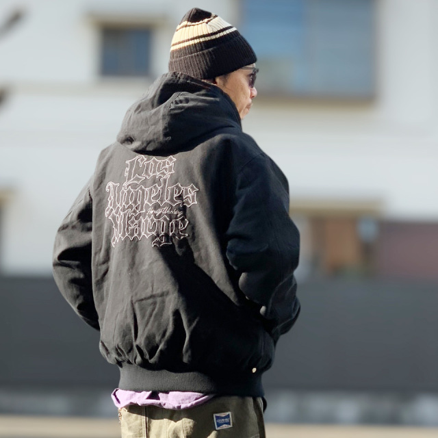 XLARGE / PATCHED OLD ENGLISH HOODED WORK JACKET