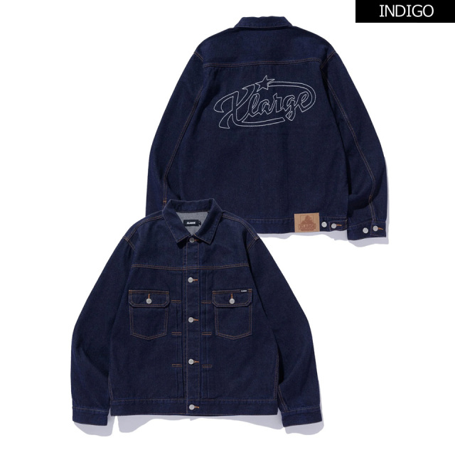 エクストララージ XLARGE アウター　インディゴ 中綿　デニム　インディゴ XLARGE / STAR LOGO DENIM JACKET