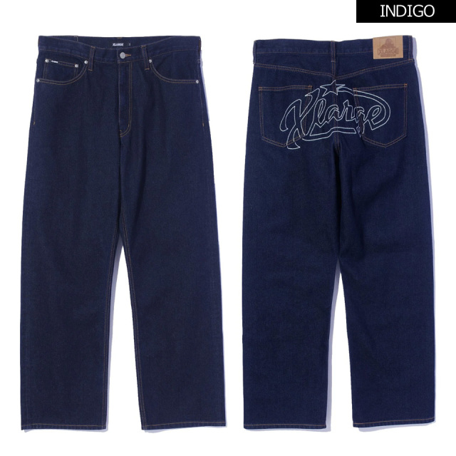 XLARGE / STAR LOGO DENIM PANTS