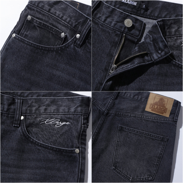 XLARGE / FADED DENIM PANTS