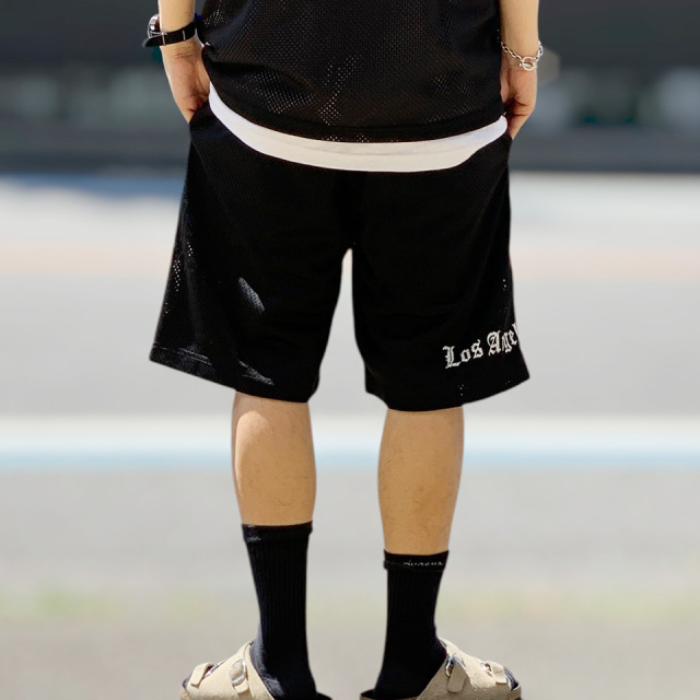 最終価格 ⭐︎新品未着用⭐︎XG mesh shorts Lサイズ XLARGE / OLD ENGLISH MESH SHORTS