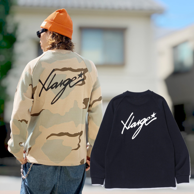 全2色 XLARGE エクストララージ WAFFLE RAGLAN TOP (101263011022)