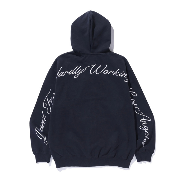 XLARGE / CURSIVE ZIP UP HOODED SWEATSHIRT