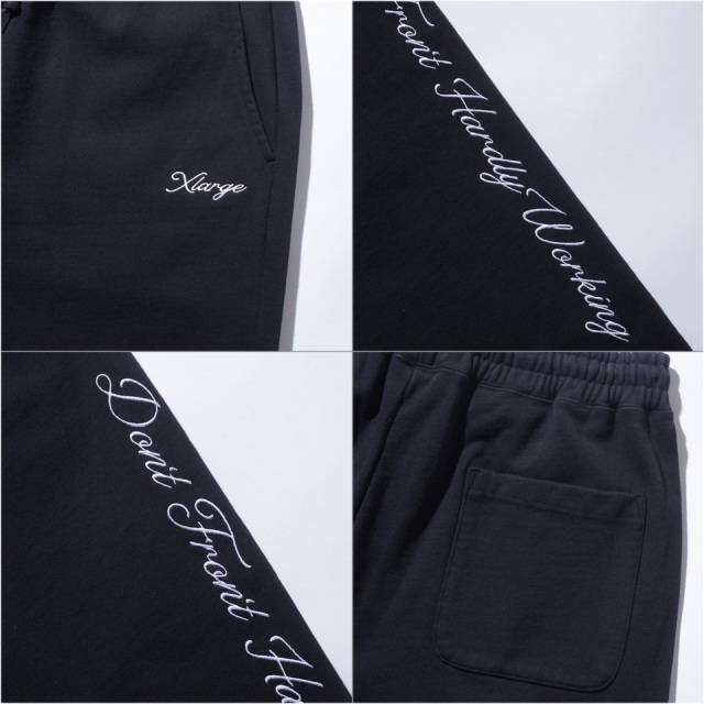 XLARGE / CURSIVE WIDE SWEAT PANTS