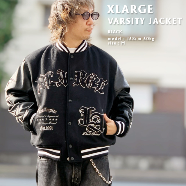 XLARGE エクストララージ VARSITY JACKET (101264021004)
