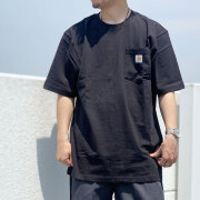全5色 カーハート CARHARTT Tシャツ LOGO POCKET S/S Tee ポケットTシャツ 定番 ロゴ