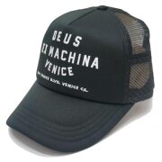 デウスエクスマキナ DEUS EX MACHINA メッシュキャップ VENICE ADDRESS TRUCKER CAP トラッカーキャップ 帽子 ブラック 黒 BLACK