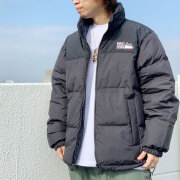 【SALE 50％OFF】ファーストダウン FIRST DOWN リバーシブル ダウンジャケット REVERSIBLE BUBBLE DOWN JACKET MICROFT F542001 ブラック 黒 BLACK