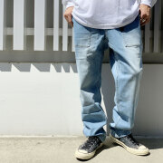 グラミチ Gramicci デニムルーズテーパードリッジパンツ グラミチパンツ DENIM LOOSE TAPERED RIDGE PANT 2024 ミディアムユーズド MEDIUM USED デニム G3FU-P052