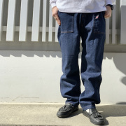 グラミチ Gramicci デニムルーズテーパードリッジパンツ グラミチパンツ DENIM LOOSE TAPERED RIDGE PANT ワンウォッシュ ONE WASH インディゴ INDIGO デニム G5SU-P083 GUP6-SJP009