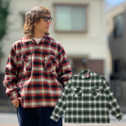 全2色 HIDE AND SEEK ハイドアンドシーク CHECK L/S SHIRT (HT-080326)