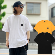 全3色 ハフ HUF Tシャツ HUF SET BOX LOGO POCKET TEE 半袖 ホワイト 白 WHITE ブラック 黒 BLACK イエロー 黄色 YELLOW TS80228SP25