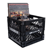 インターブリード KING OF DIGGIN’x INTERBREED “Fresh Delivery Crates”  プラスチックボックス キングオブディギン 折り畳み可 ブラック 黒 BLACK