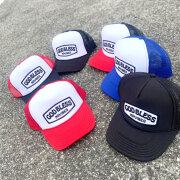 全6色 MRV by Mr.vibes メッシュキャップ GOD BLESS TRUCKER HAT 帽子 オリジナル MESH CAP ブラック レッド ブルー