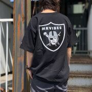 MRV by Mr.vibes Tシャツ RA SCRIPT S/S Tee 半袖 オリジナル ブラック 黒 BLACK