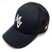 MRV by Mr.vibes キャップ SCRIPT LOGO 6PANEL SNAPBACK CAP ローキャップ スナップバック 帽子 オリジナル ブラック 黒 BLACK