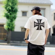 MRV by Mr.vibes Tシャツ IRON CROSS S/S Tee 2025 半袖 オリジナル アイアンクロス ホワイト 白 WHITE