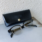 ニュー NEW. サングラス HOPPER C-1 メタルフレーム 眼鏡 サーモント ブラック/シルバー BLACK × SHIRRING SILVER