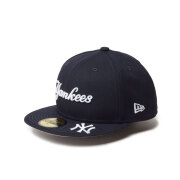 ニューエラ NEW ERA キャップ 59FIFTY MLB Visor Logo NY YANKEES ニューヨーク・ヤンキース ネイビー 紺 NAVY 帽子