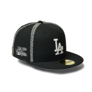 ニューエラ NEW ERA キャップ 59FIFTY MLB Ball Stitch CAP ロサンゼルス・ドジャース LA DODGERS ブラック 黒 BLACK 14388873