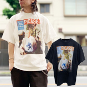 全2色 ノット オーイーエム NOT OEM Tシャツ PICASSO MAGAGINE S/S Tee パブロ・ピカソ ホワイト 白 WHITE ブラック 黒 BLACK