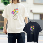全2色 ノット オーイーエム NOT OEM Tシャツ BOUQUIET S/S Tee PICASSO パブロ・ピカソ ホワイト 白 WHITE ブラック 黒 BLACK