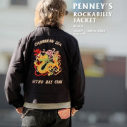 PENNEY'S ペニーズ ROCKABILLY JACKET - DRAGON EMBROIDERED (PN25F008EM)