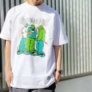 全2色 ポットミーツポップ POT MEETS POP Tシャツ PMP × CYPRESS HILL BLUNTED S/S TEE サイプレスヒル ホワイト ブラック 白 黒 WHITE BLACK