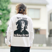 POT MEETS POP ポットミーツポップ Bob Marley NATTY DREAD LS TEE (2509-U032)