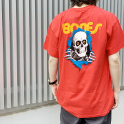 パウエルペラルタ POWELL PERALTA Tシャツ RIPPER S/S Tee スケルトン レッド 赤 RED