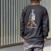 パウエルペラルタ POWELL PERALTA ロンT Tシャツ  SKULL&SWORD L/S Tee ブラック 黒 BLACK