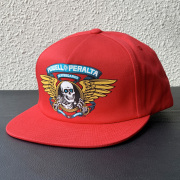 パウエルペラルタ POWELL PERALTA スナップバック WINGED RIPPER SNAPBACK キャップ 帽子 リッパー レッド 赤 RED