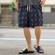 サンタクルーズ SANTA CRUZ サンタクルズ ボードショーツ SCREAMING HAND BOARD SHORTS スクリーミングハンド 水陸両用 総柄 ブラック 黒 BLACK