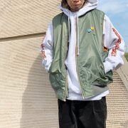 全2色 スリフティルック THRIFTY LOOK ベスト ROTHCO MA-1 BLACKPANTHER VEST フライトベスト ブラック セージ オリーブ BLACK OLIVE 黒