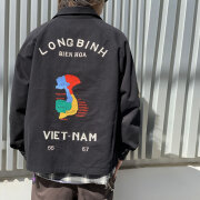 スリフティルック THRIFTY LOOK スーベニアジャケット  SOUVENIR VIET-NAM JACKET ベトジャン ブラック 黒 BLACK
