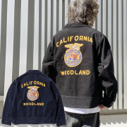 全2色 スリフティルック THRIFTY LOOK コーデュロイジャケット FFA JACKET CALIFORNIA WOODLAND ショート丈 ブラック ダークネイビー 黒 紺 BLACK NAVY